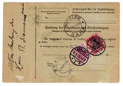 DR-Germania Firm-Perfins Collection Romania Set Packet Card (GA45