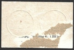 (BL) German 1950 Golden Foil Syrien, 5 Piaster (Bronze) = 0,155 RM Replica