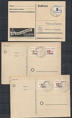 Spremberg 1946 3 franked PC not sent