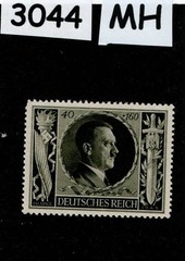 MH stamp B236 Adolf Hitler 1943 Birthday / WWII Germany / Third Reich #3044