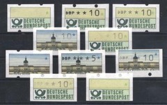 (947086) ATM, Frama, Germany – several errors/varieties –