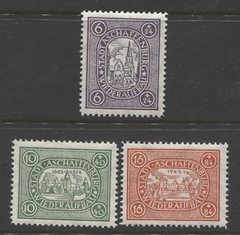 GERMANY 1946 POST WAR LOCALS , Aschaffenburg complete set mint** $ 32.00
