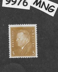 MNG stamp Scott #366 1928 German Republic President Friedrich Ebert #9976
