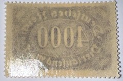 Travelstamps: 1922 Germany Stamps Deutsches Reich 4000 Mark Mi. Nr. 255 MOGNH