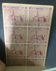 Saar FREIMARKENHEFTCHEN(stamp booklet) 1924