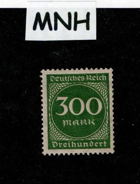 MNH stamp 300 Mark Scott #231 Weimar German Republic 1922-1923 From mint sheet