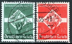 Stamps Germany, Scott # 454-455 used, complete set
