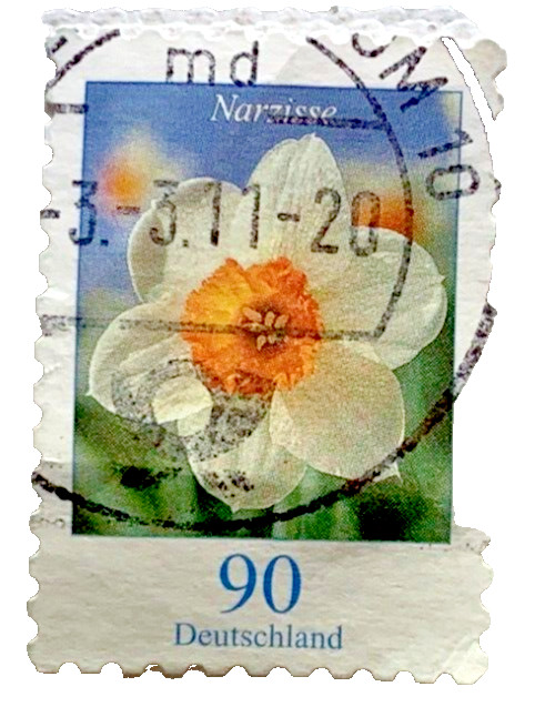 Germany Deutschland 2006 Daffodil Flower Narzisse 90 Canceled Used Postage Stamp