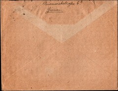 Germany 1921 Freiburg Cover 60pf Hindenburg to Heidelberg