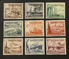 Travelstamps: Germany Stamps Scott #B107-B115 Winter Help MOGH/MNH OG