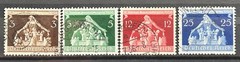 1936 German set of 4 Stamps Mi:DR617-620 used 6th Int Local Congress /546