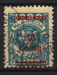 GERMANY MEMEL KLAIPEDA Mi.# 213 USED SIGNED