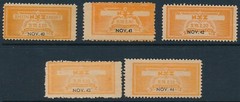 Stamp Germany Revenue WWII 3rd Reich NSZ National Newspaper Set November MNG