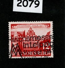 Used stamp Sc #500 1941 Spring fair Leipzig Germany WWII #2079