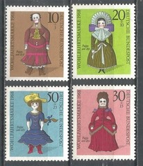 Germany Bundes rep. 1968 year MNH(**) Mi.# 571-574