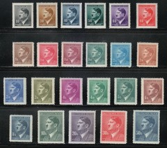 Bohemia & Moravia 1942/1945 MNH Mi 89-110 Sc 62-83 Mi 142 Sc 90 Adolf Hitler **