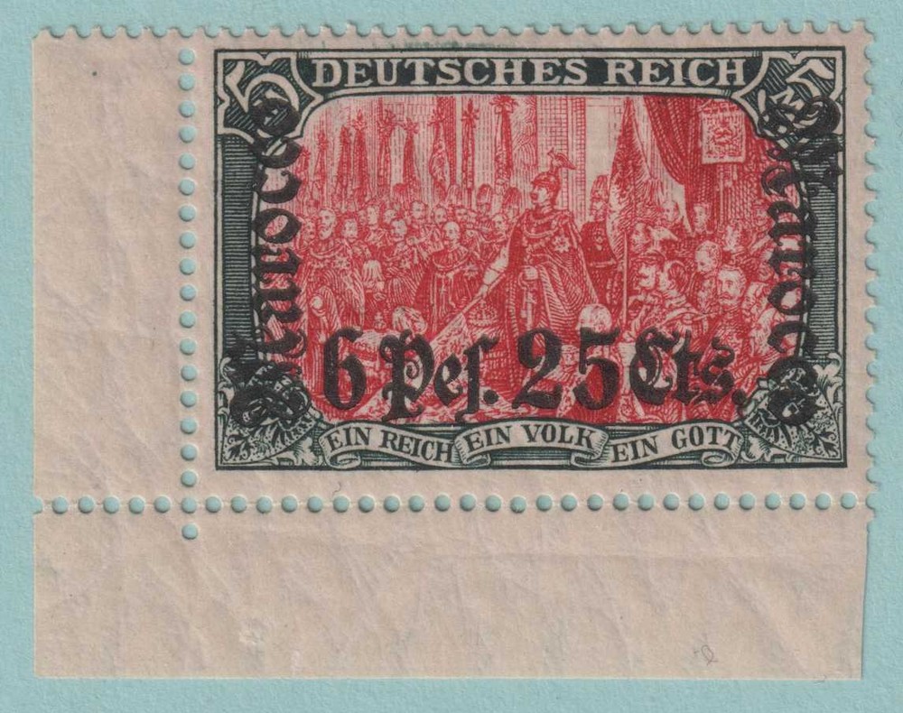 GERMANY OFFICES ABROAD – MOROCCO 44 MINT LIGHTLY HINGED OG * VERY FINE! – DYA