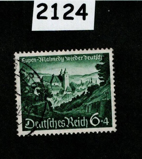 Used stamp Scott B174 1940 Eupen-Malmedy WWII Germany #2124