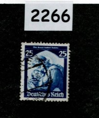 Used Stamp Sc 451 Saar is returned to Third Reich era Germany 1935 #2266