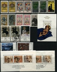 GERMANY Deutsche BundesPost Stamps Postage Collection 1977-1991 Used Mint LH