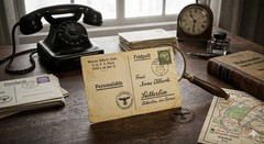 1942 Luftwaffe Feldpost Cover – Paris Occupation – Air Signals Ln. Rgt. 54