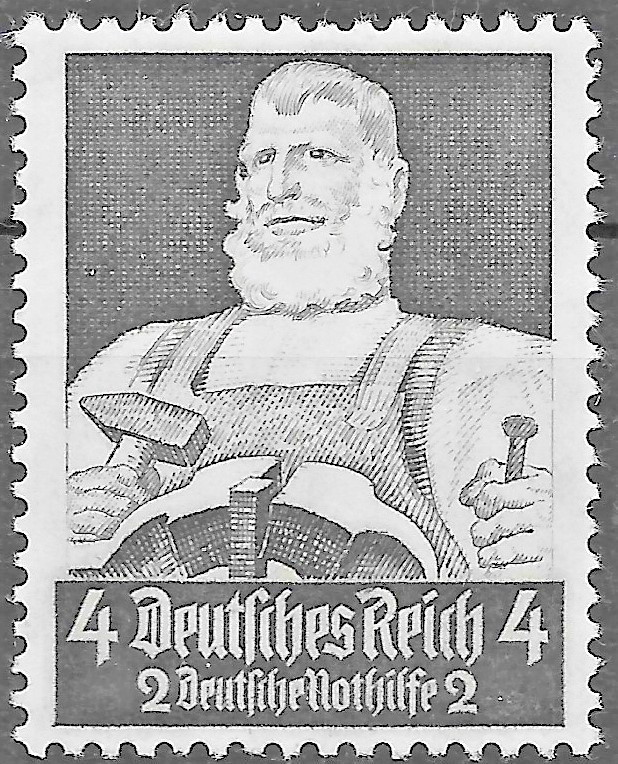 German Reich Mi# 567 MNH Welfare Fund 1934 **