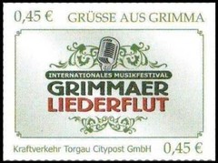 Citypost Torgau: MiNr. 14, „Grimmaer Liederflut“, Set, Mint