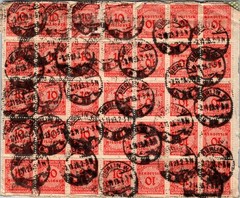 GERMANY 1923 POSTAL HISTORY INFLATION COVER MULT FRANK ADDR USA POSTMARK BERLIN
