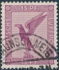 Stamp Germany Reich Mi 378-83 Sc C27-34 1926 Luftpost Airmail Eagle Empire Used