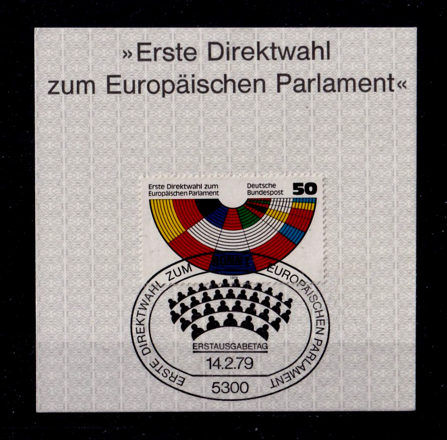 Germany 1979 Europe Direct Elections Parliament Mi 1002 Bonn ETB Part