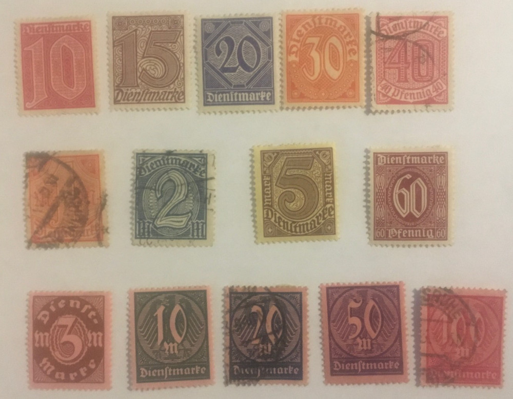 Germany Reich Official Stamps , 1920 -1923, Inflation ,Used , 5826b
