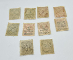 Germany 1923 Hyperinflation Stamps – Lot of 10, High Denomination Millionen