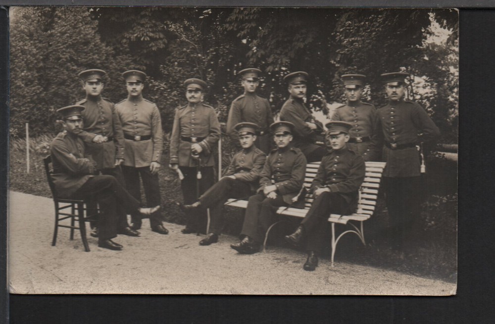 ✔️ GERMANY REICH WWI SOLDIERS EXCELLENT RARE AGED MILITARY POSTCARD