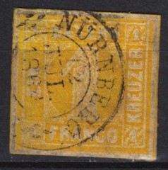 + 1862. GERMANY ALTDEUTSCHLAND BAYERN Mi # 8/13 COMPLETE SET USED