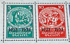 1933 Germany B43 Souvenir Sheet 10th Anniv Welfare Fund MNH Wagner Opera