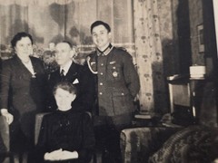 WW2 Nazi German Third Reich Decorated Wehrmacht Soldier Photo Postcard RPPC
