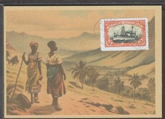 ✔️ Deutsches Reich Colonies 1910 German East Africa RARE POSTCARD – REPRODUCTION