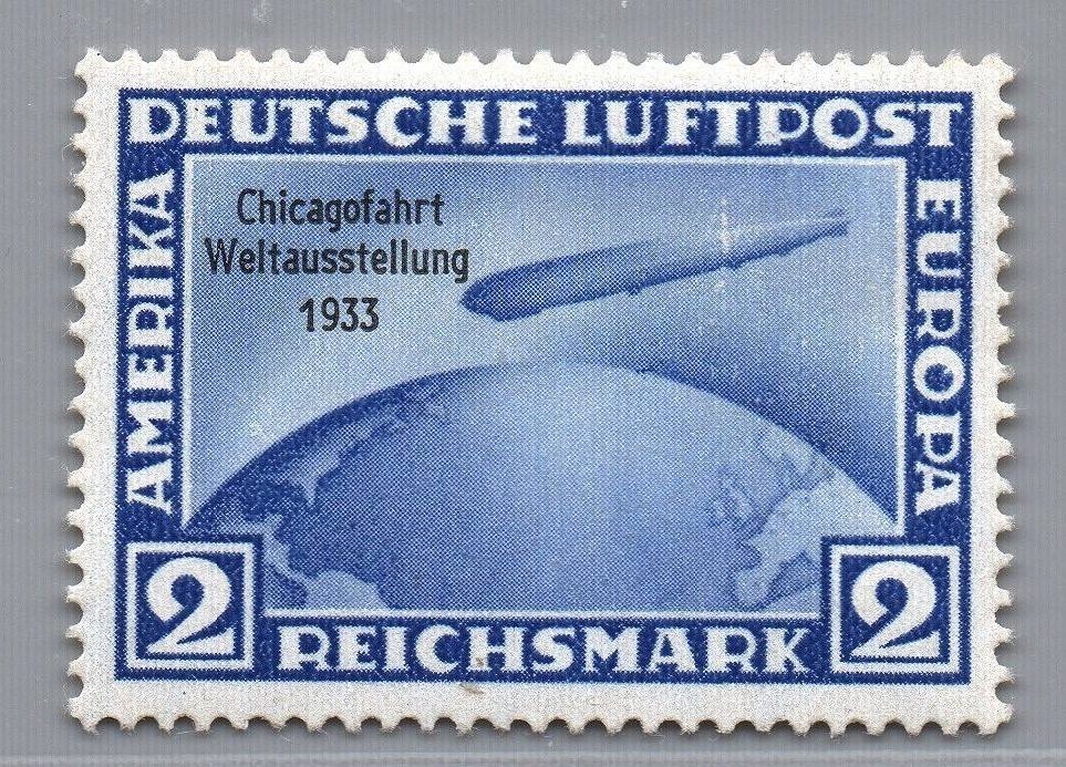 German Reich Michel No. 497 unused with fold