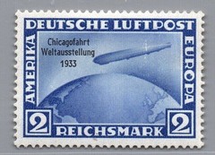 German Reich Michel No. 497 unused with fold