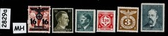 MH Stamp set 1940-1945 Germany Czechoslovakia Poland occupation WWII #2829a