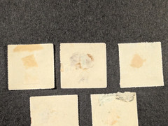 GERMANY 1859-1866 THURN & TAXIS Lot of 7 Stamps – 2 Imperf & 5 Rouletted MH
