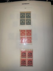 Vintage Germany Stamp Collection German Empire Bavaria Saar Wurttemberg Hamburg