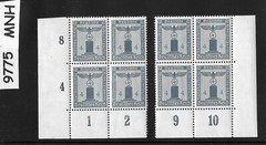 #9775 Sc S14 MNH WWII Third Reich BLOCKs 1942 PF04 MNH from an original sheet