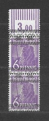 Germany 1948 – Mi. 37 FI. – error – overprint shift – MNH