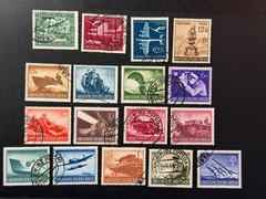 Germany B 252a,b,c, & 257 – 270 Used 2024 Scott Catalogue Value $ 23.70