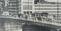 Frankfurt am Main/Friedensbrucke – Downtown – Real Photo Post Card Un-Posted