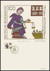 ART-EDITION 1991 GERMANY 1490 PHARMACIST APOTHEKER PM „BERLIN“ – Ltd. 1.000!!
