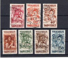 Saar 144/50 Set or individual values clean processed and tested 650EUR (M0604