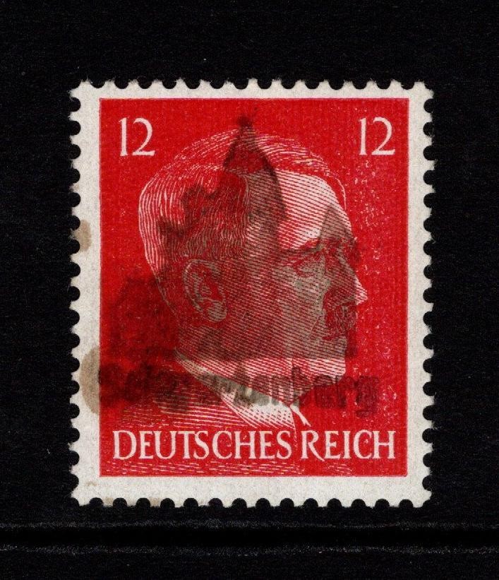 Germany 1945 Castle Obliterate Issue 12p MNH / Signed Richter – S58826