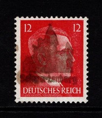 Germany 1945 Castle Obliterate Issue 12p MNH / Signed Richter – S58826